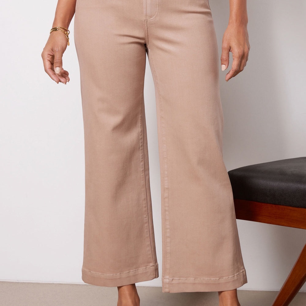 Paige Anessa coated denim jeans.